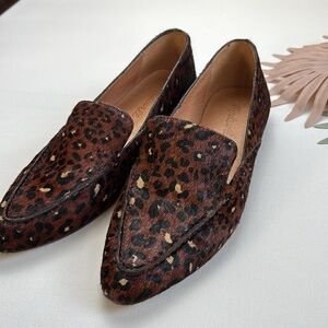 Madewell Leopard Print Calf Hair Women's Loafers - 6